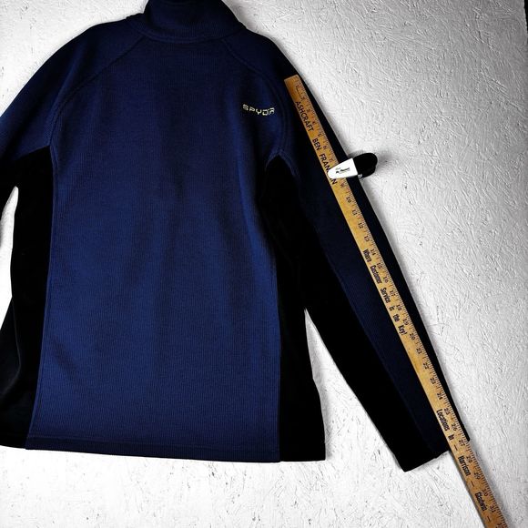 Spyder Men’s XL Blue Outbound 1/2 Zip Long Sleeve Pullover  Jacket - Picture 10 of 15